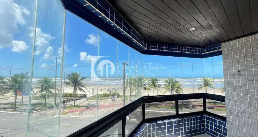 Apartamento  frente mar 2 dorms, Jardim Imperador, Praia Grande