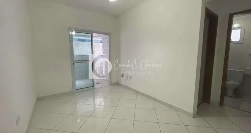 Apartamento prédio Frente Mar, 1 quarto, Balneário Maracanã, PG