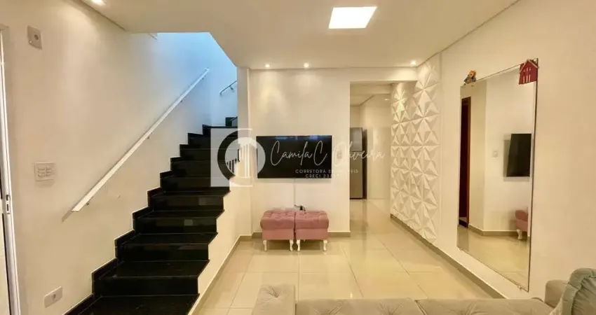 Sobrado com 2 quartos, balneário maracanã, praia grande - r$ 470 mil, cod: 1452