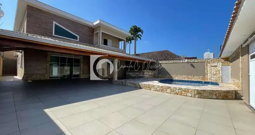 Sobrado alto padrão com 5 dormitórios flórida, praia grande