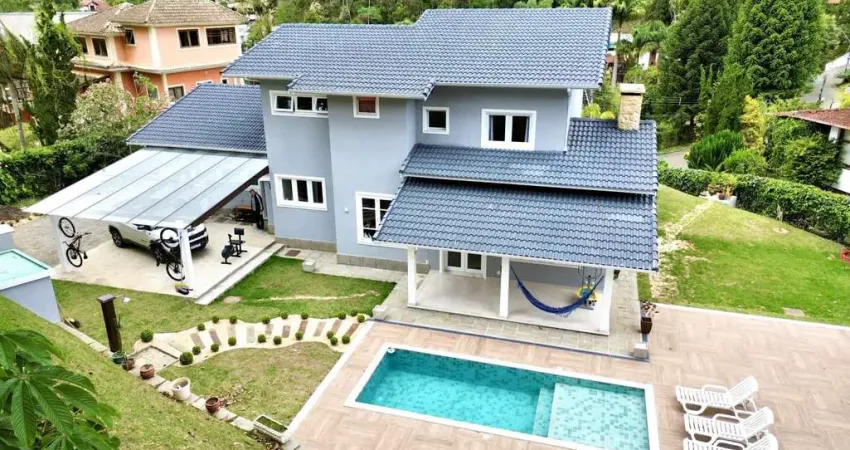 Casa para venda em teresópolis, parque do imbuí, 4 dormitórios, 4 suítes, 7 banheiros, 4 vagas