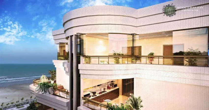 Apartamento com 3 dormitórios à venda, 129 m² por r$ 1.102.000,00 - vila guilhermina - praia grande/sp