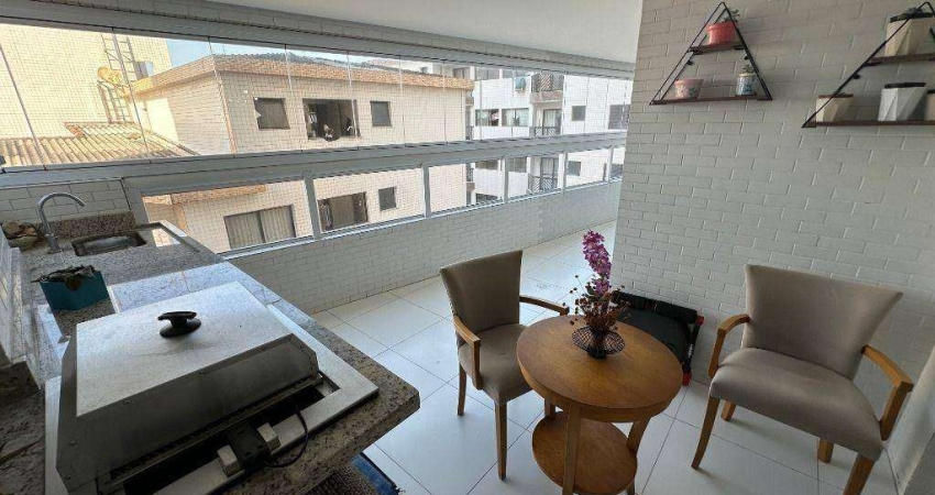Apartamento com 2 dormitórios à venda, 107 m² por R$ 700.000,00 - Aviação - Praia Grande/SP