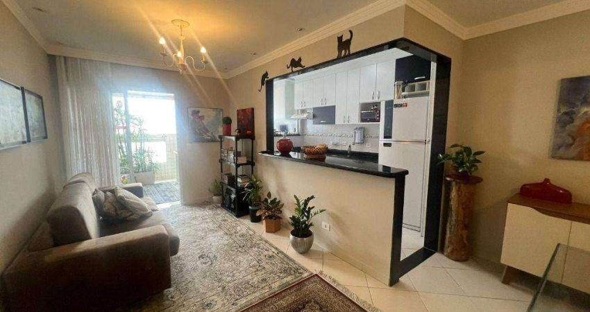 Apartamento com 1 dormitório à venda, 61 m² por R$ 395.000,00 - Aviação - Praia Grande/SP