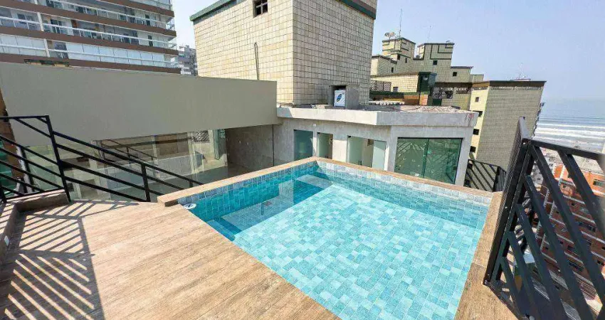 Cobertura com 3 dormitórios à venda, 232 m² por R$ 1.580.000 - Tupi - Praia Grande/SP
