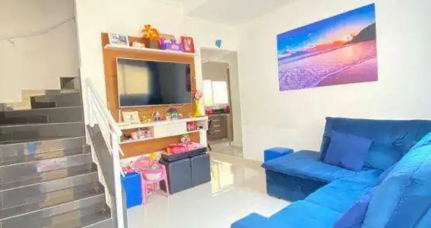 Casa com 2 dormitórios à venda, 55 m² por r$ 300.000,00 - balneário pires - praia grande/sp