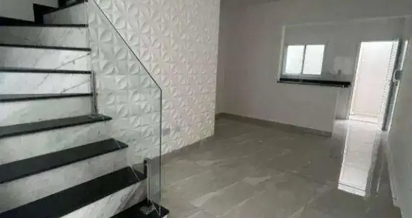 Sobrado com 2 dormitórios à venda, 60 m² por R$ 360.000,00 - Boqueirão - Praia Grande/SP