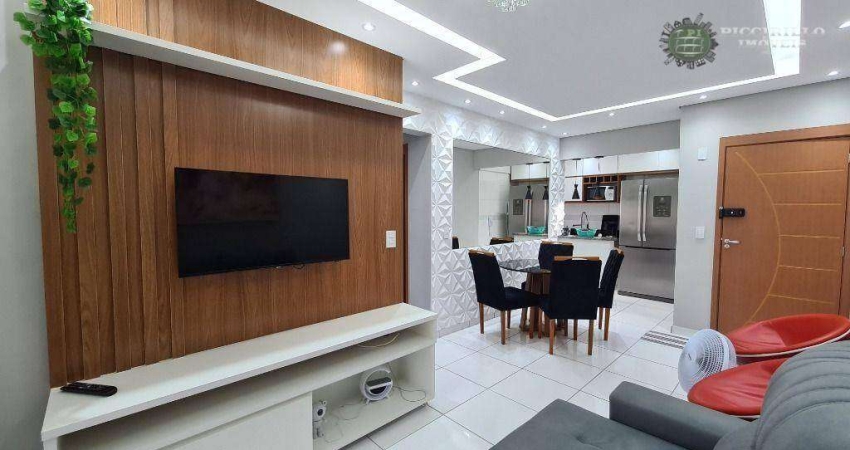 Apartamento com 2 dormitórios à venda, 63 m² por R$ 465.000 - Aviação - Praia Grande/SP
