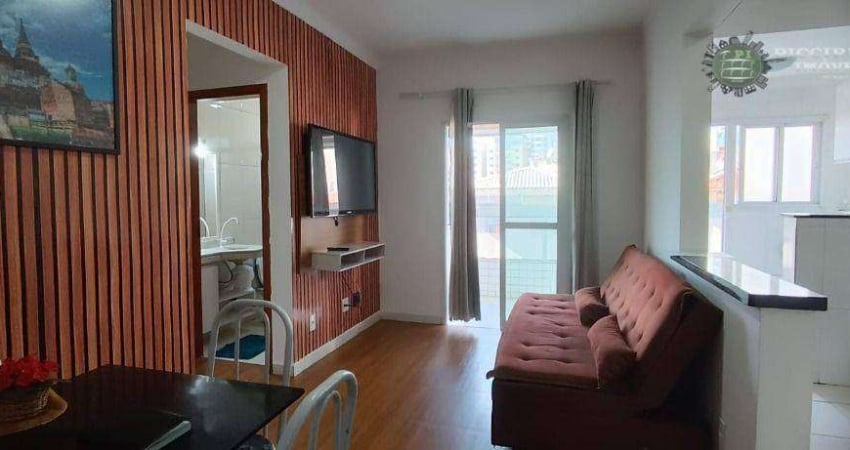 Apartamento com 1 dormitório para alugar, 51 m² por R$ 2.000,02/mês - Aviação - Praia Grande/SP