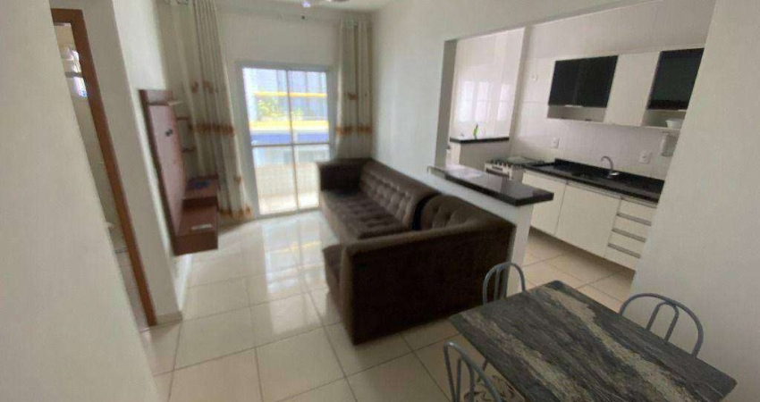 Apartamento com 1 dormitório para alugar, 51 m² por R$ 2.000,01/mês - Aviação - Praia Grande/SP