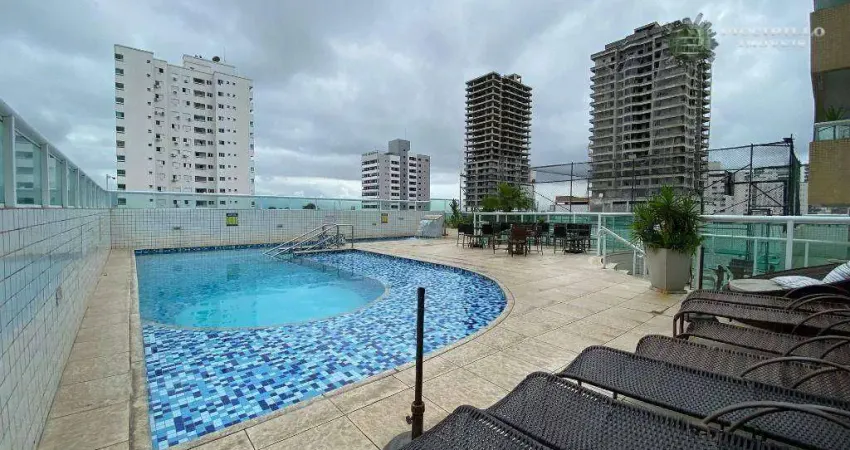 Apartamento com 2 dormitórios à venda, 80 m² por R$ 550.000 - Vila Guilhermina - Praia Grande/SP
