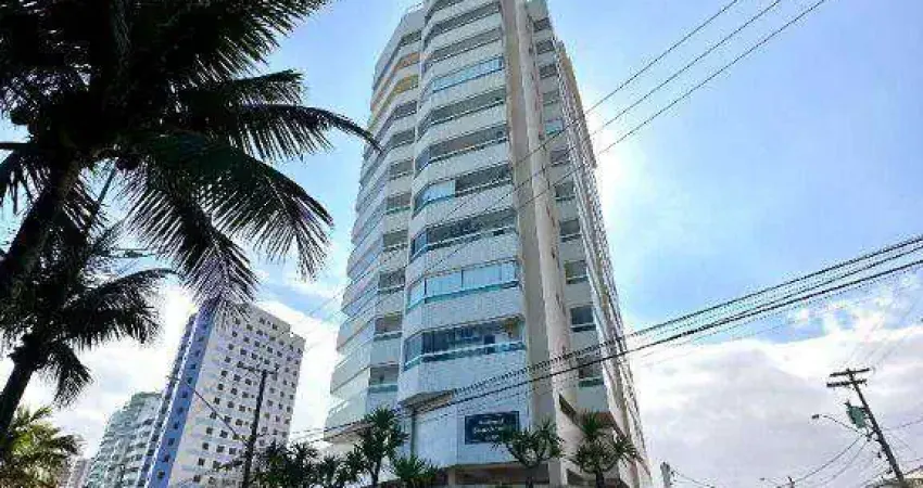 Apartamento com 1 dormitório à venda, 51 m² por r$ 380.000,00 - vilamar - praia grande/sp