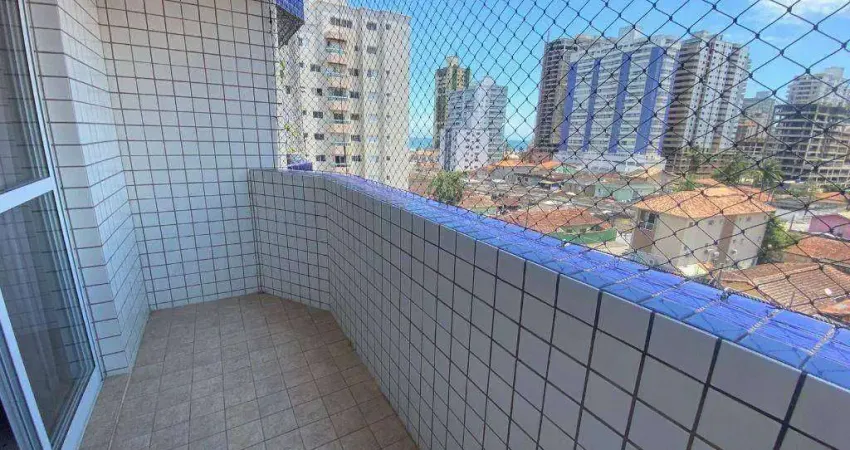 Apartamento com 1 dormitório à venda, 58 m² por r$ 320.000 - vila guilhermina - praia grande/sp