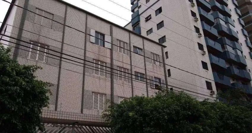 Apartamento com 1 dormitório à venda, 45 m² por r$ 240.000 - vila guilhermina - praia grande/sp