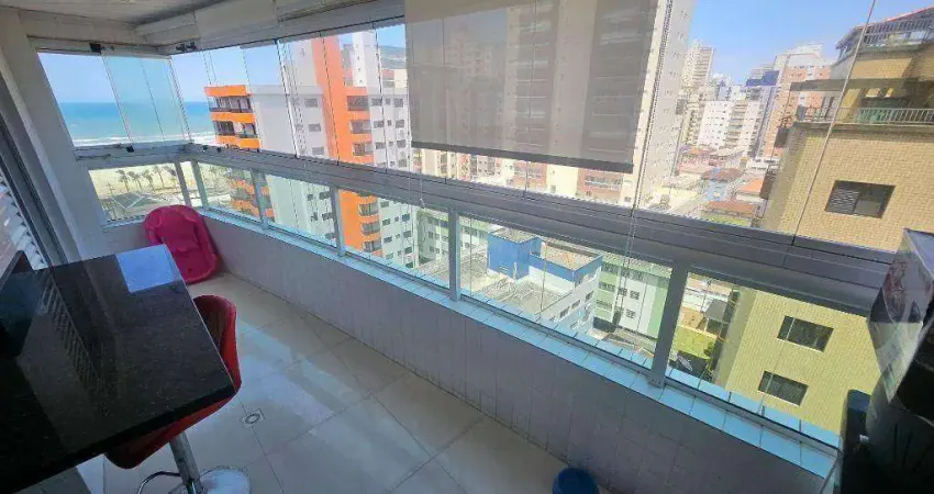 Apartamento com 2 dormitórios à venda, 80 m² por r$ 600.000 - aviação - praia grande/sp