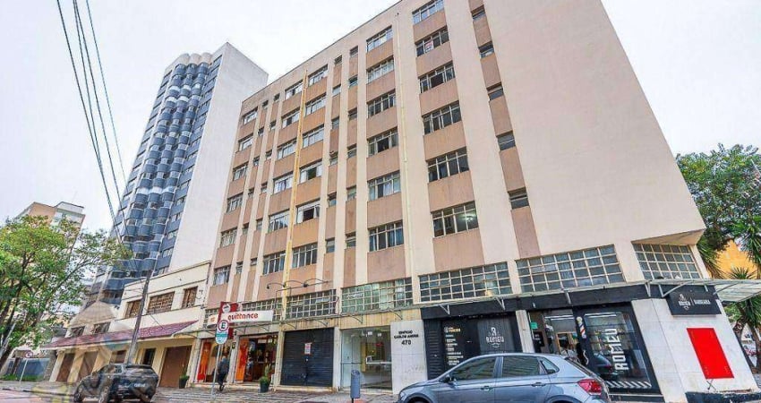 Apartamento com 1 dormitório para alugar, 36 m² por R$ 1.392,81/mês - Centro - Curitiba/PR