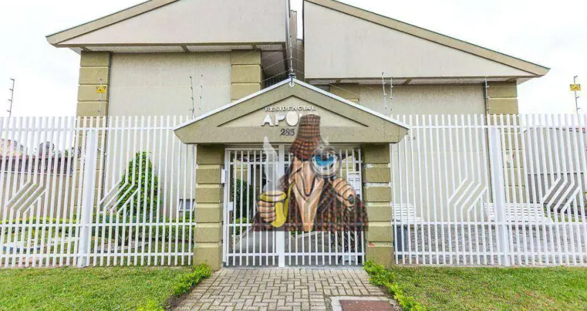 Apartamento com 3 dormitórios para alugar, 57 m² por R$ 1.600/mês - Novo Mundo - Curitiba/PR
