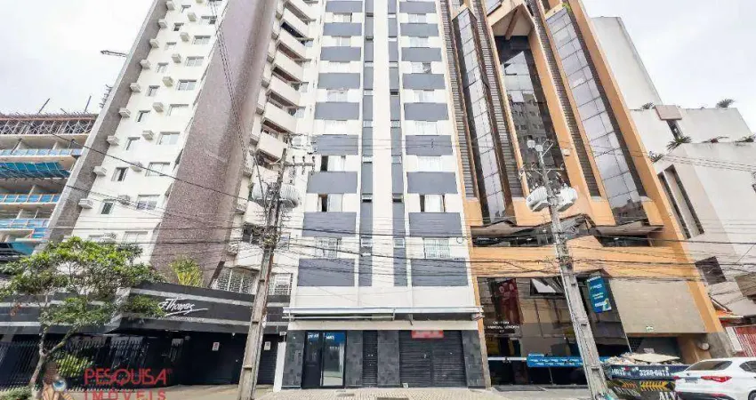Apartamento com 1 dormitório para alugar, 37 m² por r$ 1.720,31/mês - centro - curitiba/pr