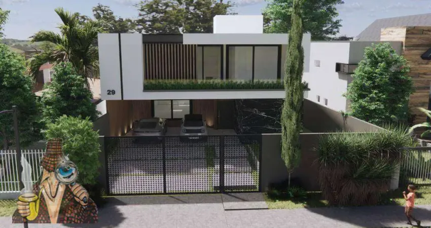Sobrado com 4 dormitórios à venda, 371 m² por R$ 3.800.000,00 - Mercês - Curitiba/PR