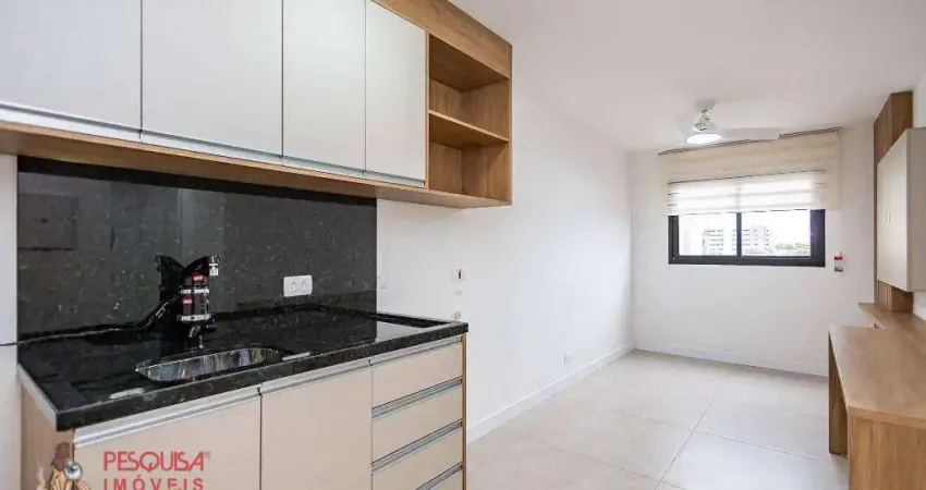 Apartamento com 2 dormitórios para alugar, 34 m² por R$ 3.231,00/mês - Vila Izabel - Curitiba/PR