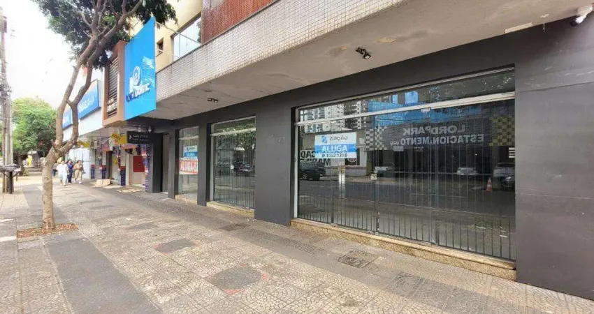 Salão para alugar em maringá, zona 01, com 125.83 m², galeria san pietro