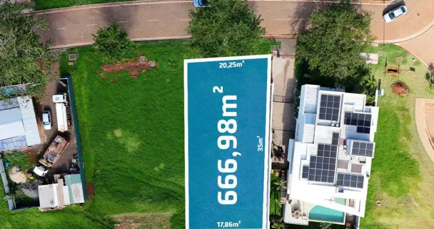 Terreno à venda em Maringá, Jardins de Monet Residence, com 666.98 m²