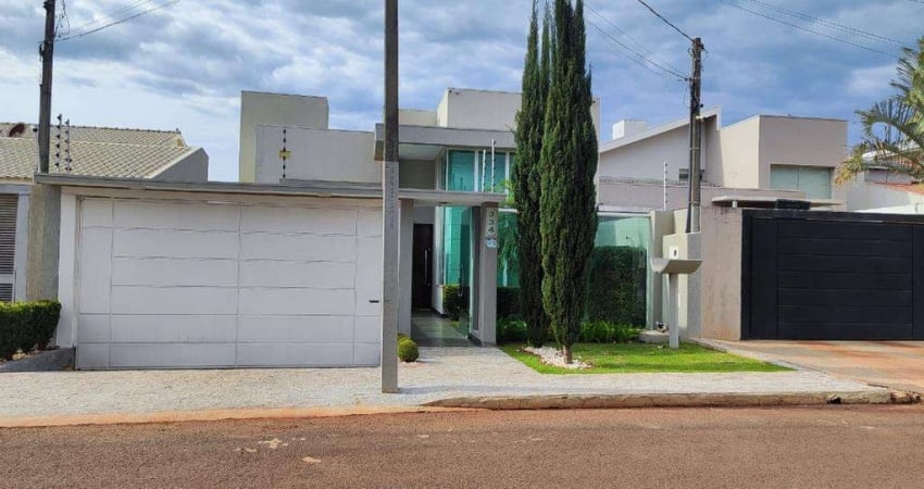 Sobrado à venda em Campo Mourão, Jardim Flora, com 3 suítes, com 300.18 m²