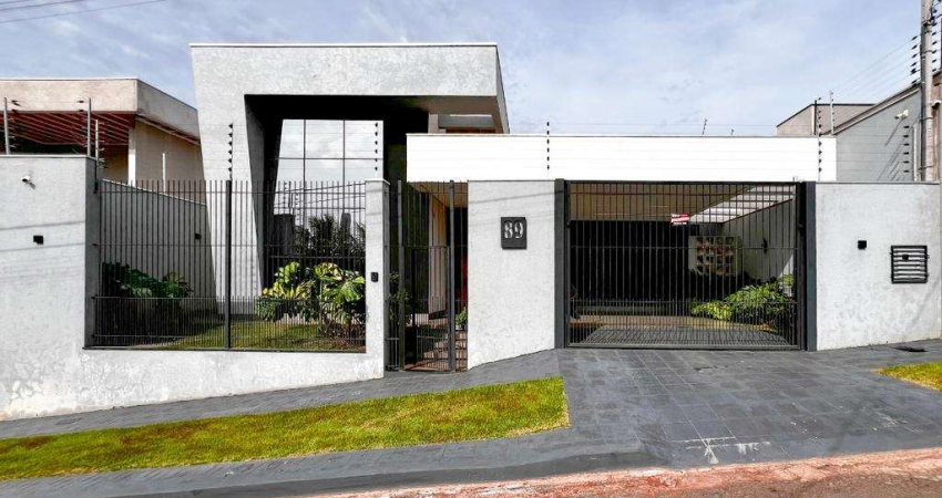 Casa à venda em Maringá, Jardim Cidade Monções, com 3 suítes, com 247.53 m²