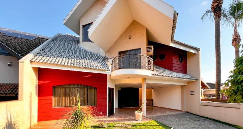 Sobrado à venda em Maringá, Zona 08, com 4 suítes, com 432 m², Residencial Delta Ville II