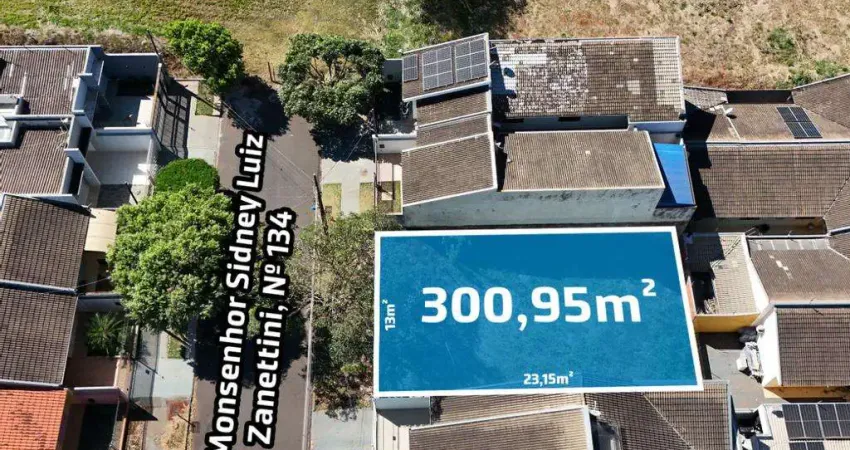 Terreno à venda em maringá, parque industrial, com 300.95 m²