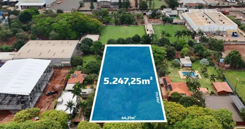 Terreno à venda em maringá, parque industrial, com 5247.27 m²