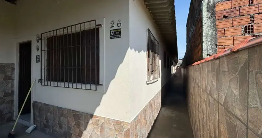 Casa para venda em itanhaém, gaivota, 2 dormitórios, 1 suíte, 2 banheiros, 1 vaga