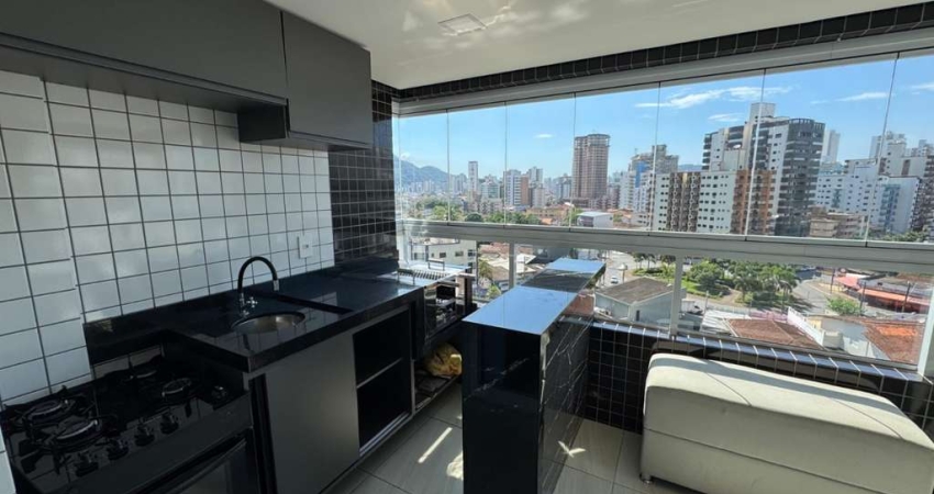 Apartamento para Venda em Praia Grande, Guilhermina, 2 dormitórios, 1 suíte, 1 banheiro, 1 vaga
