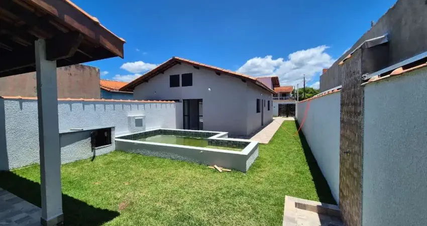 Casa para venda em itanhaém, jamaica, 2 dormitórios, 1 suíte, 1 banheiro, 2 vagas