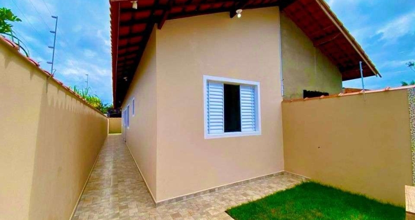 Casa para Venda em Itanhaém, Balneário Gaivota, 2 dormitórios, 1 suíte, 1 banheiro, 1 vaga