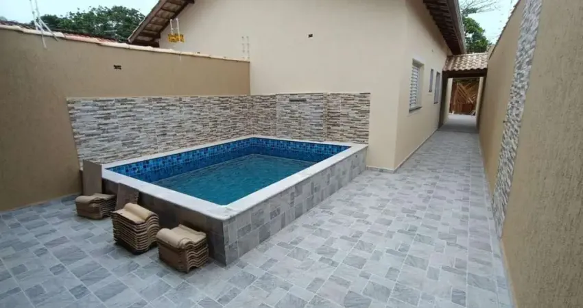 Casa para Venda em Itanhaém, Jardim das Palmeiras, 2 dormitórios, 1 suíte, 2 banheiros, 2 vagas