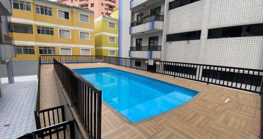 Apartamento para Venda em Praia Grande, Vila Caiçara, 1 dormitório, 1 banheiro, 1 vaga