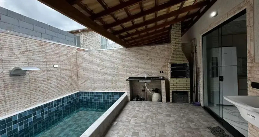 Casa para venda em itanhaém, tupy, 2 dormitórios, 1 suíte, 1 banheiro, 2 vagas