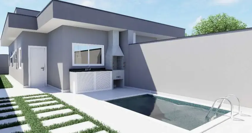 Casa para venda em itanhaém, umuarama, 2 dormitórios, 1 banheiro, 1 vaga