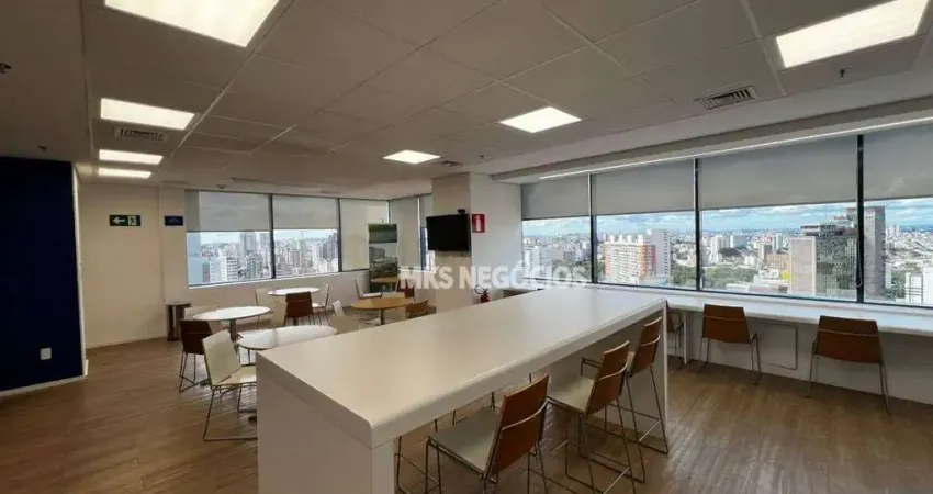 Andar corporativo para alugar, 530 m² por r$ 103.402,58/mês - funcionários - belo horizonte/mg
