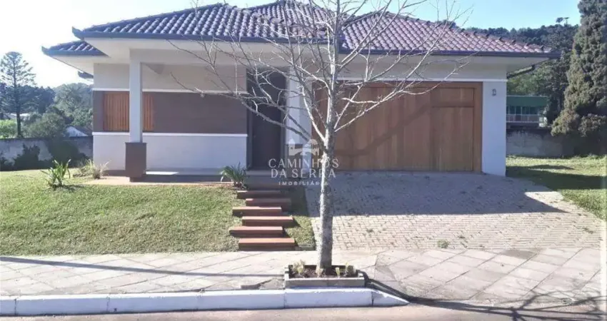 Casa em condomínio fechado com 3 dormitórios à venda, 194 m² - linha imperial - nova petrópolis/rs