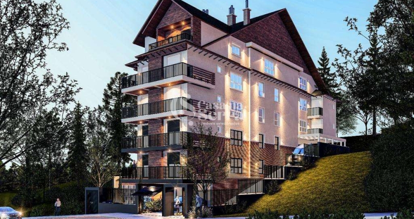 APARTAMENTO SEMI MOBILIADO DE 2 SUÍTES, Pousada da Neve, Nova Petropolis - RS