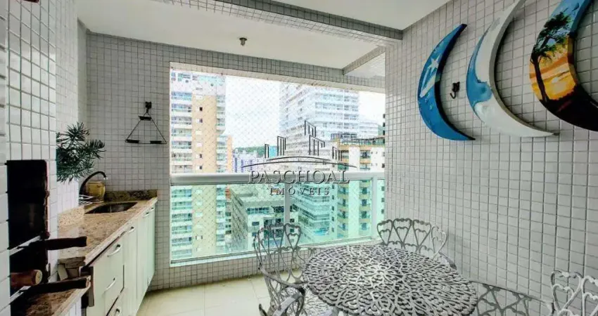 Apartamento alto padrão, 2 quartos, vaga privativa, prédio frente mar, canto do forte, praia grande