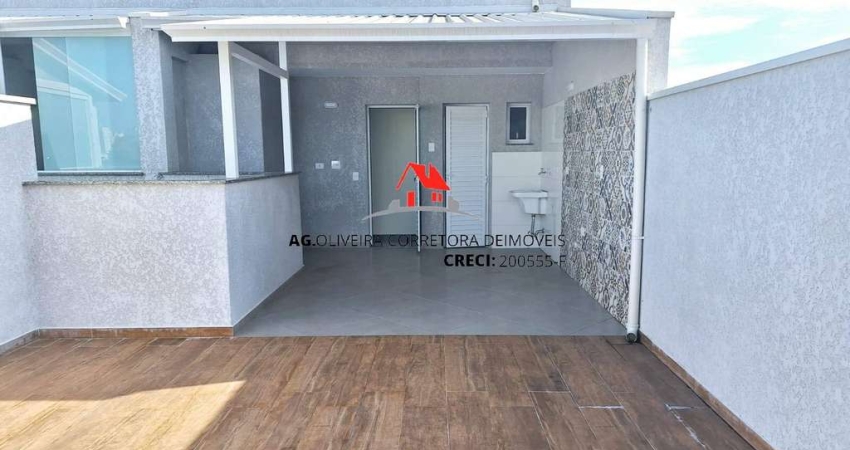 COBERTURA NOVA À VENDA - VILA FLORESTA - 2 QUARTOS - 89M² - R$520.000,00