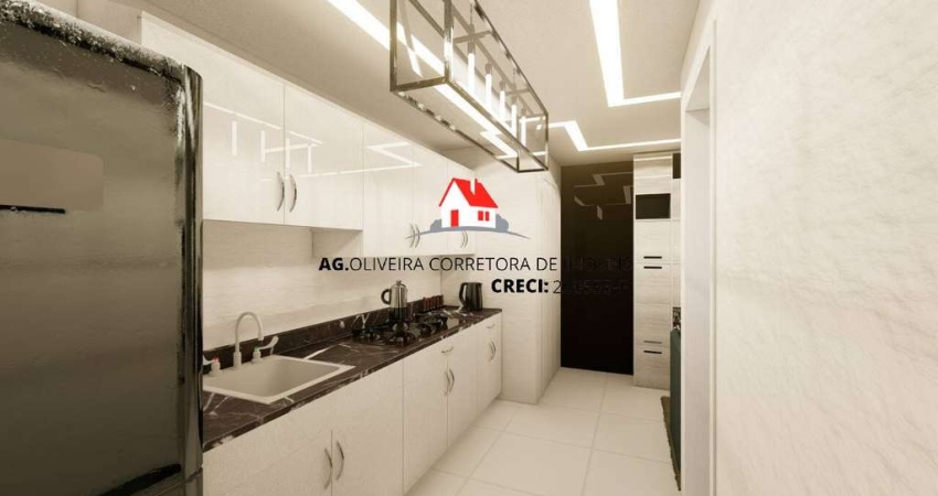 APARTAMENTO PARA VENDA - CAMPESTRE - 02 QUARTOS - 60m² - R$475.000,00