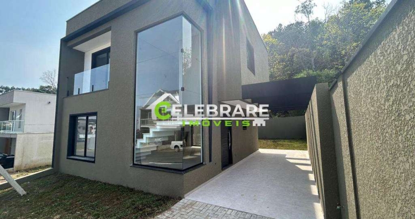 SOBRADO ALTO PADRÃO EM COLOMBO! 03 QTOS,SUÍTE,CHURRASQ.,TERRENO