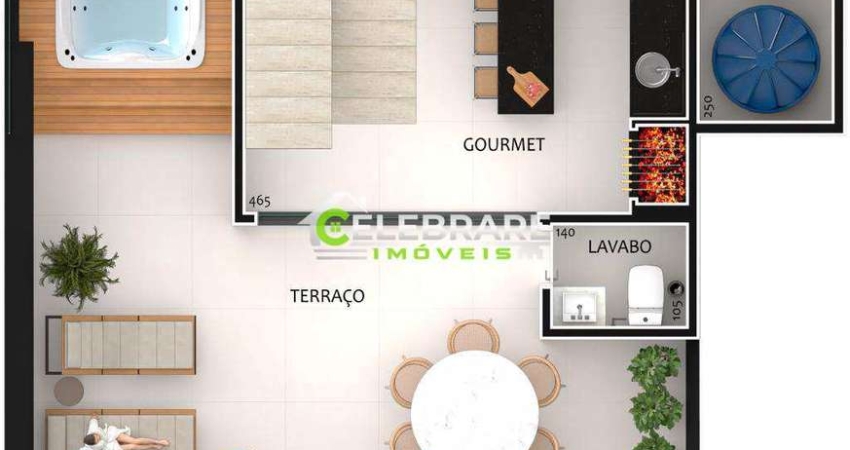 TRIPLEX NOVO BAIRRO ALTO! ALTO PADRÃO,03 QTOS,SUÍTE,TERRAÇO