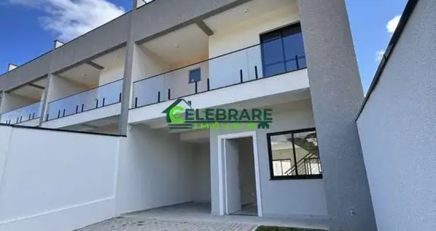 Sobrado em quatro barras! 03 qtos,sacada,suíte,closet,churrasq.