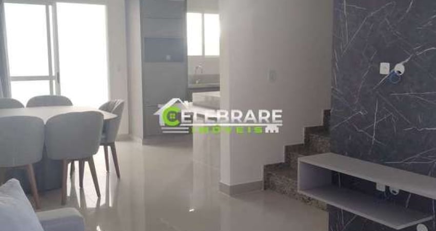 SOBRADO DE COND. ABRANCHES! MOBILIADO,03 QTS,SUÍTE,CHURRASQ.