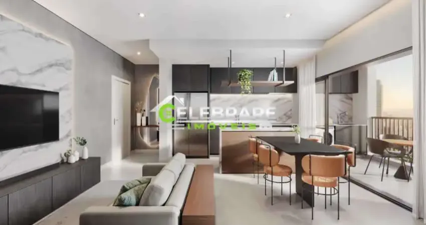 APARTAMENTO NOVO! 02 QTOS,SACADA C/ CHURRASQ.,GAR. COBERTA
